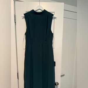 Lulu's Deep Green Sleeveless Dress